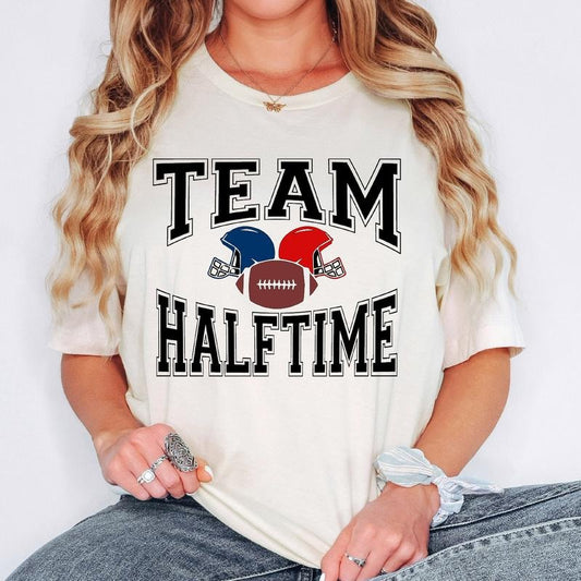 Team Halftime Show Tshirt, Football Shirt,Halftime Sunday Tshirt, Football Lover Shirt, Unisex T-Shirt, Short Sleeve Tee Shirt, Cool Gifts For Women, Gifts For Birthday Mothers Day