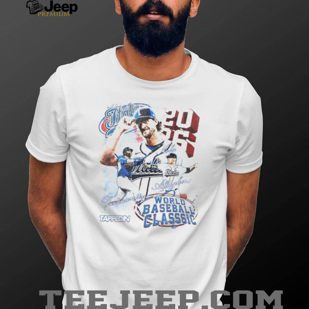 Team Italy 2026 World Baseball Classic Players Graphic T Shirt