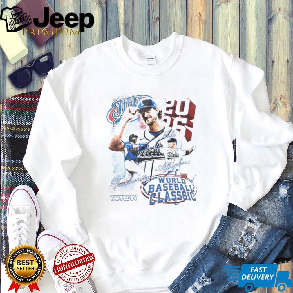 Team Italy 2026 World Baseball Classic Players Graphic T Shirt