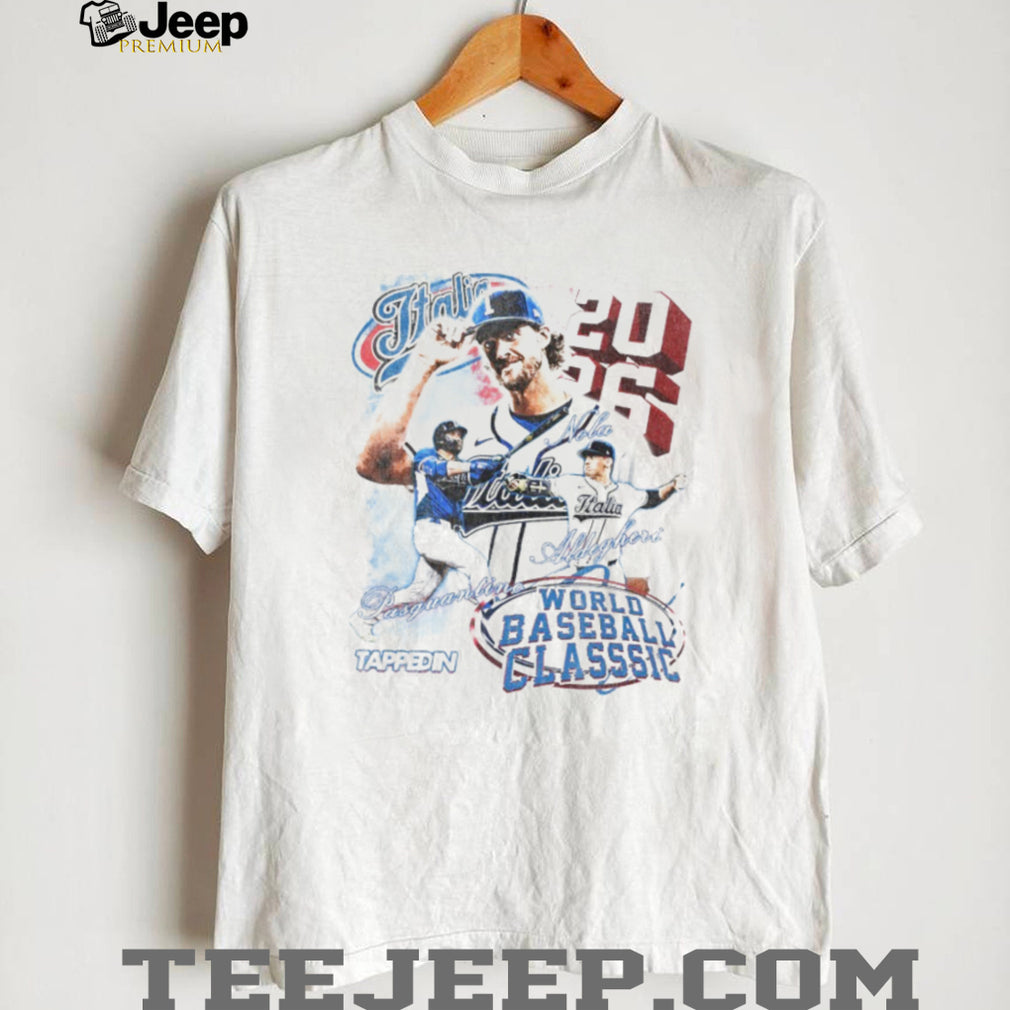 Team Italy 2026 World Baseball Classic Players Graphic T Shirt