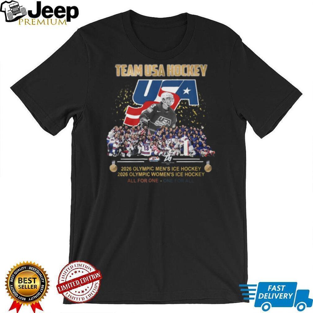 Team USA Hockey 2026 Olympic Champions Men’s & Women’s Gold Medal T Shirt