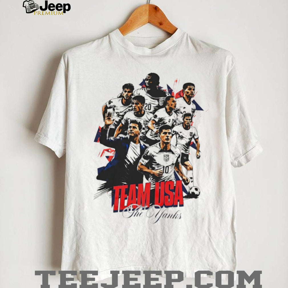 Team USA the yanks players collage vintage shirt