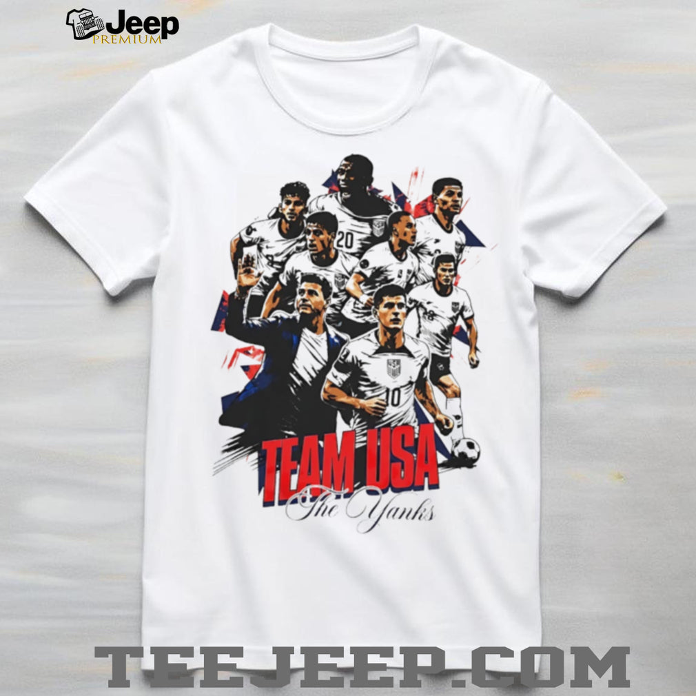 Team USA the yanks players collage vintage shirt