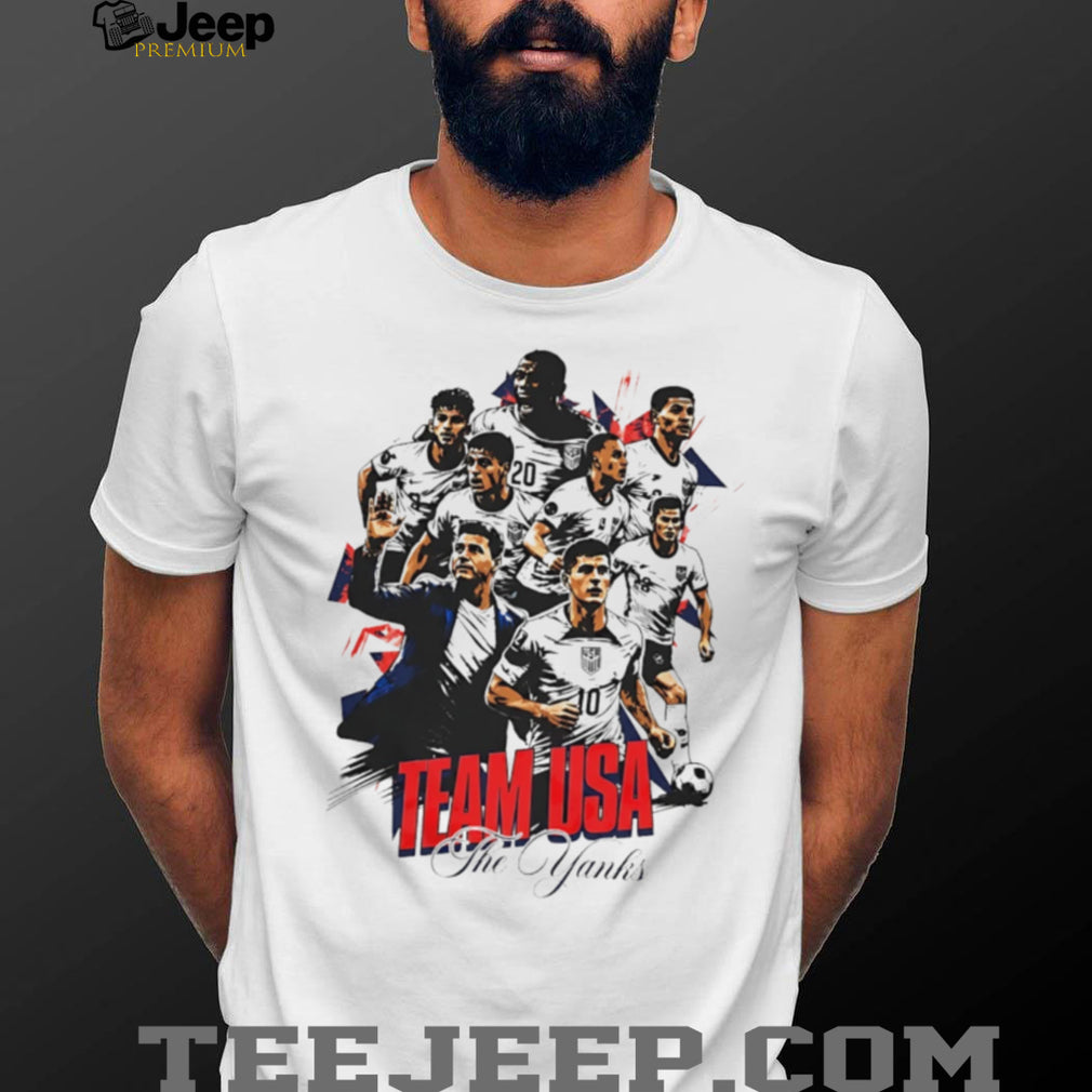 Team USA the yanks players collage vintage shirt
