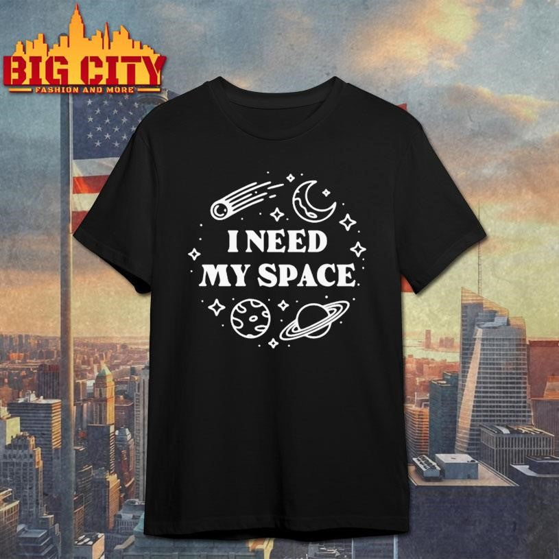 Techgeeks Apparel I Need My Space Funny Introvert Shirt