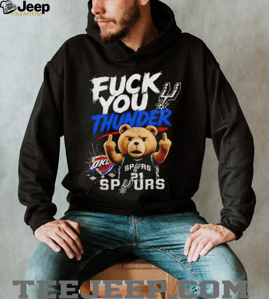 Ted Bear Funny Explicit Oklahoma City vs San Antonio Basketball T Shirt