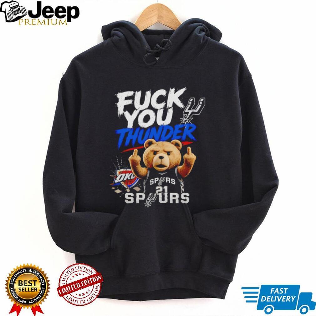 Ted Bear Funny Explicit Oklahoma City vs San Antonio Basketball T Shirt