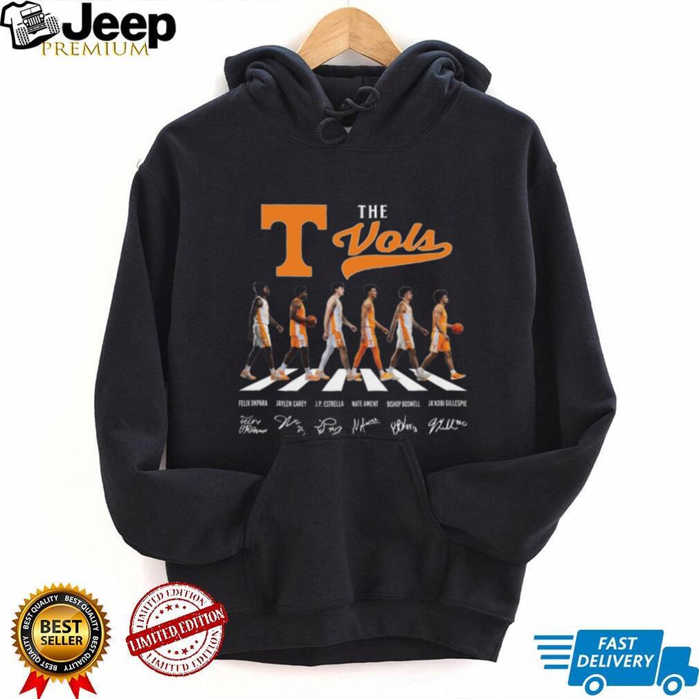 Tennessee VolunT Shirtrs Vols Abbey Road Basketball Signature T Shirt