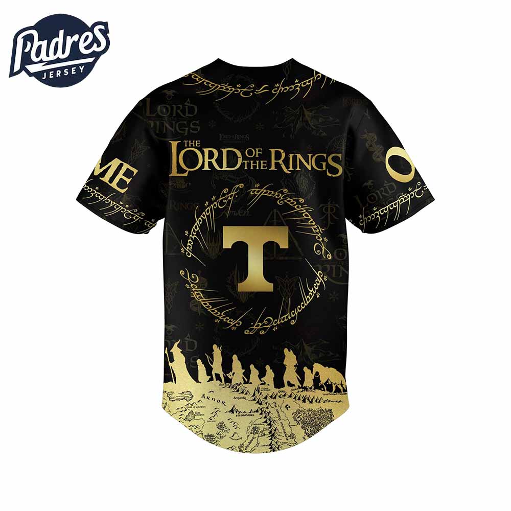 Tennessee Volunteers NCAA x The Lord Of The Rings Personalized Baseball Jersey Outfit - Padres Jersey Oasis:... (Image 3)