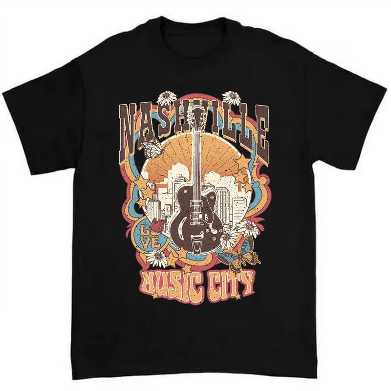 Tennessee Western Shirt Featuring Bold Country Music and Vintage Nashville Design Hoodie, Sweatshirt | WearSparks.com