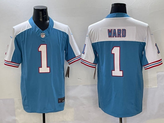 Tennessee Titans #1 Cameron Ward Titans Retro V3 Style 3