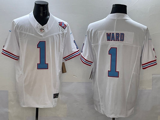 Tennessee Titans #1 Cameron Ward Titans V3 Style 2