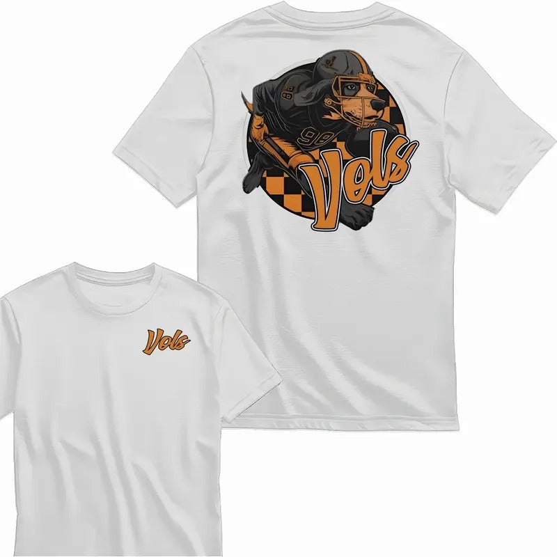 Tennnnesseee Vols T-Shirt Footbal Shirt Sport Menswear Top Cotton 2 Side Tee Sweatshirt Hoodie