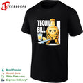Tequil Bill tequila bottle ninja shirt