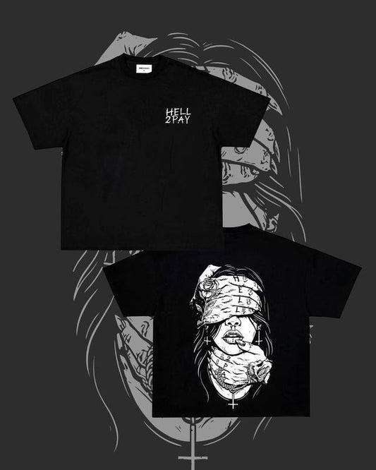 Terrifier T-shirt - Double Sided Shirt,  Unisex Shirt, Naughty Clothes Men, Menswear Classic, Classic Cotton Fabric, Cotton Fabric Menswear, Classic Menswear Oversized Pocket Sport