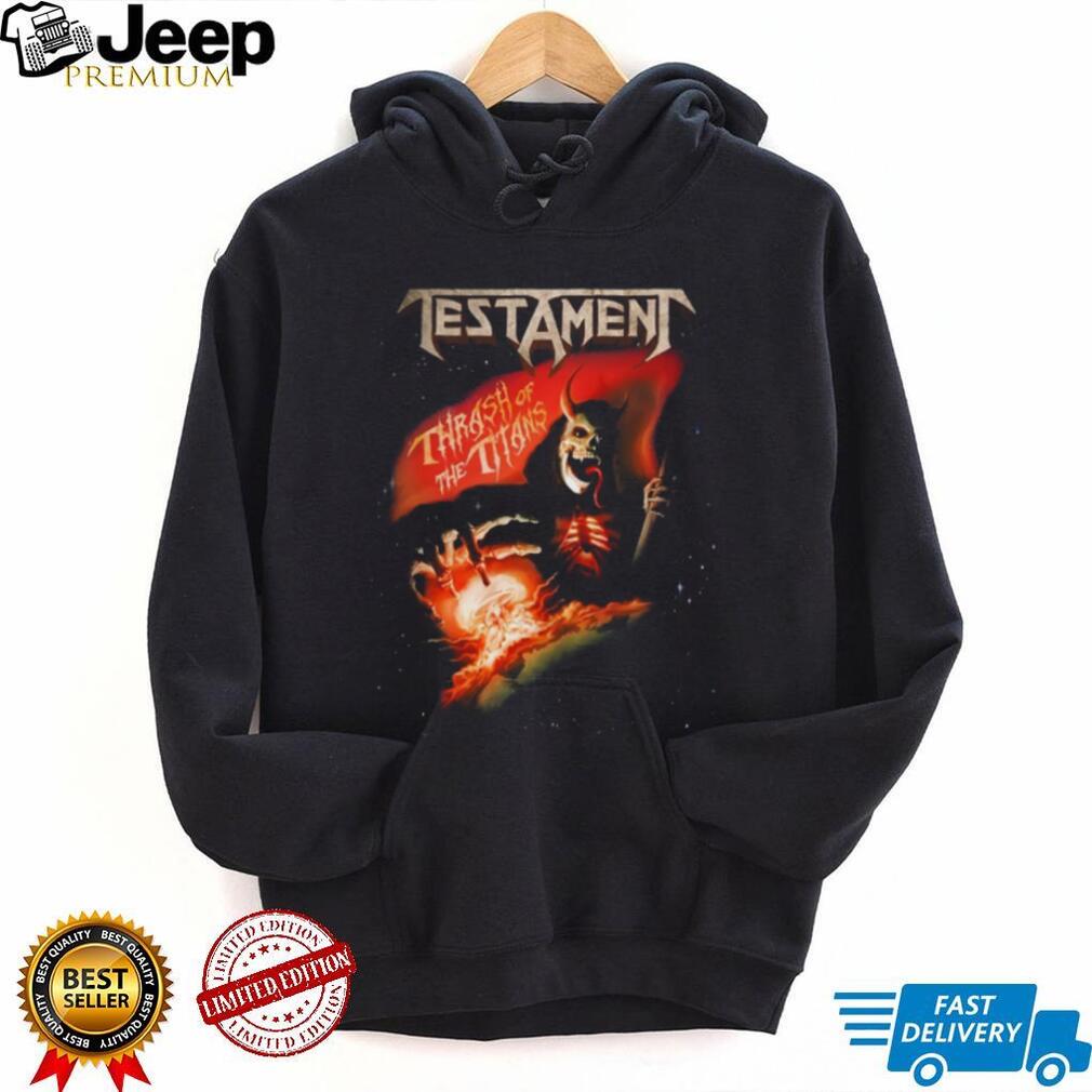 Testament Thrash of the Titans Heavy Metal Band Graphic T Shirt