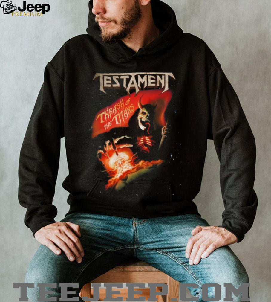 Testament Thrash of the Titans Heavy Metal Band Graphic T Shirt