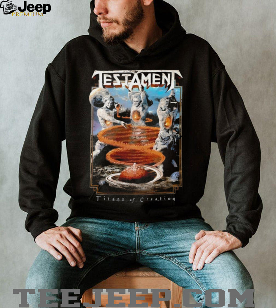 Testament Titans of Creation Album Cover Heavy Metal T Shirt
