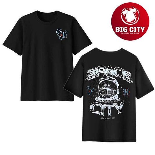 Texans Stars Out for Space City Two Sided Shirt