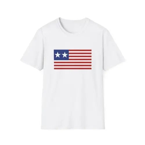 Texas-California Alliance Flag T-Shirt: United We Stand, Divided We Fall made in usa
