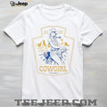 Texas Cowgirl Vintage 1997 Desert Western Landscape White T Shirt