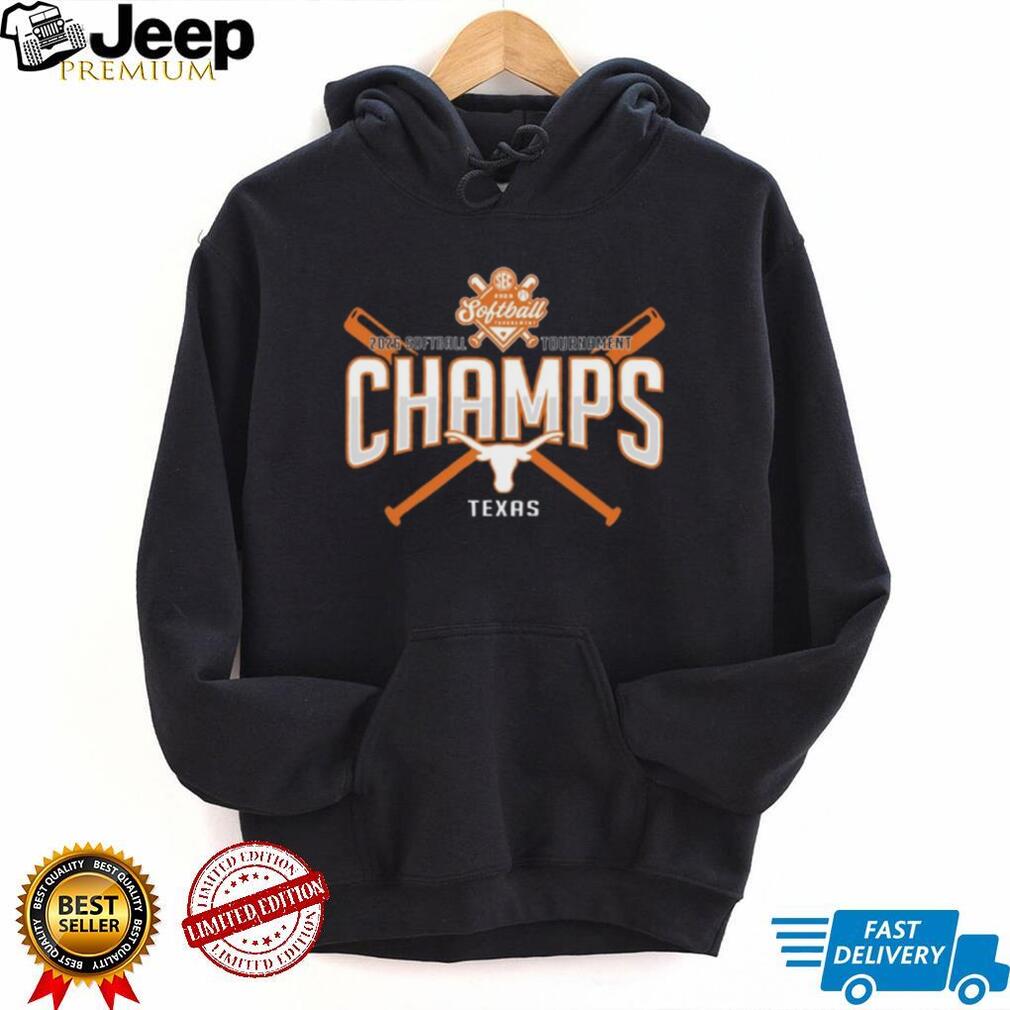 Texas Longhorns 2026 SEC Softball Tournament Champs Baseball T Shirt