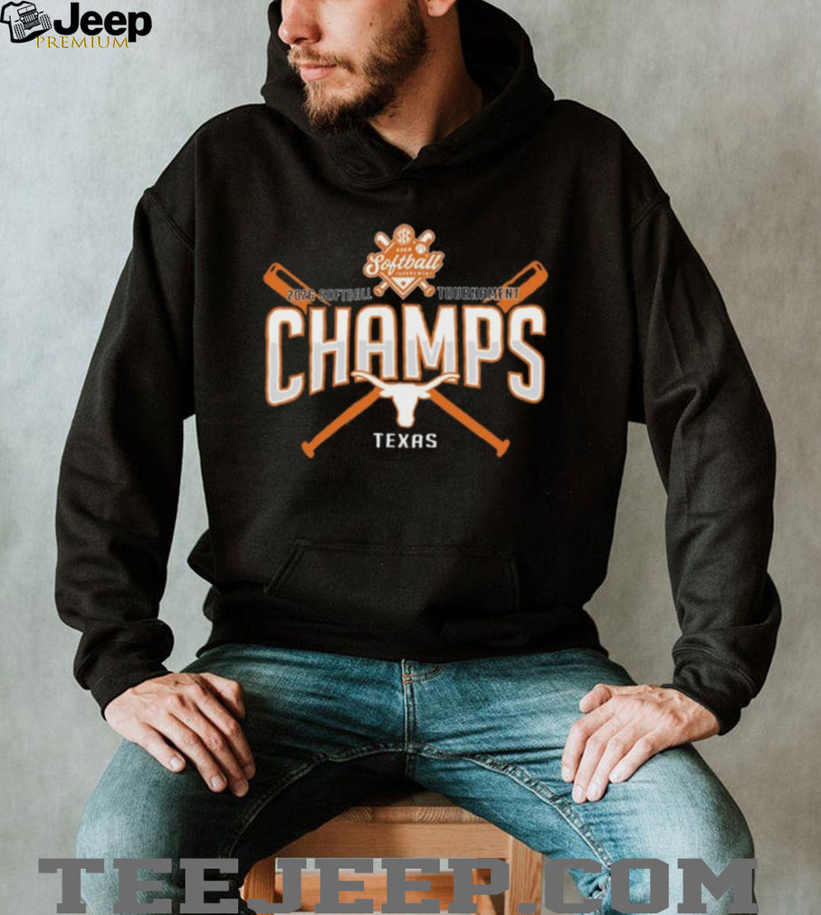 Texas Longhorns 2026 SEC Softball Tournament Champs Baseball T Shirt