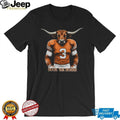 Texas Longhorns #3 Longhorn Mascot Football Jersey Style T Shirt