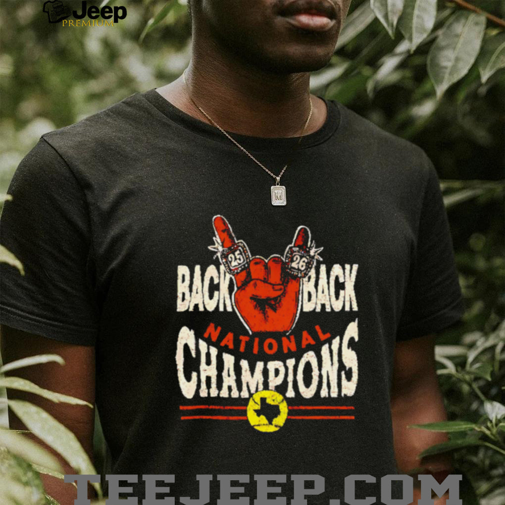 Texas Longhorns Back To Back Softball National Champions Shirt