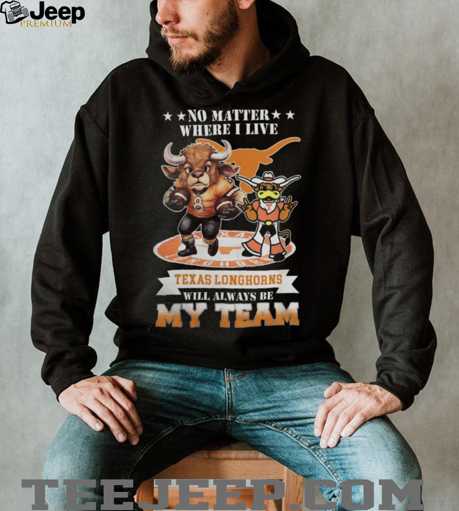 Texas Longhorns Fan Always My Team Mascot Graphic T Shirt