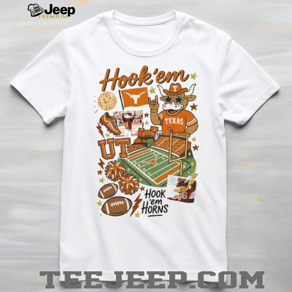 Texas Longhorns Game Day Hook ’em Horns Vintage Aesthetic T Shirt