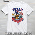 Texas Rangers 250th Anniversary 1776 2026 Custom Baseball Jersey T Shirt USA Semiquincentennial Patriotic Edition