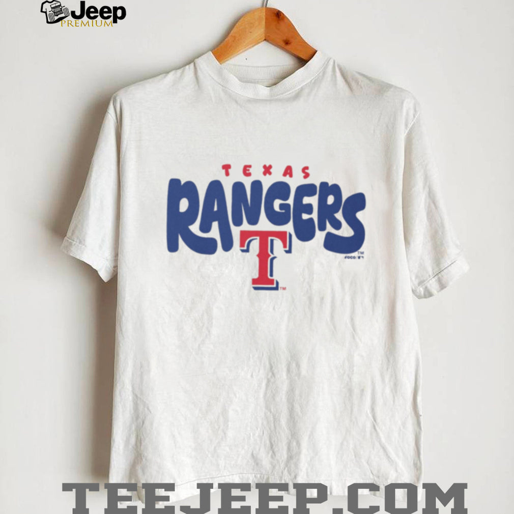 Texas Rangers Heritage Logo Oatmeal Heather Crewneck T shirt