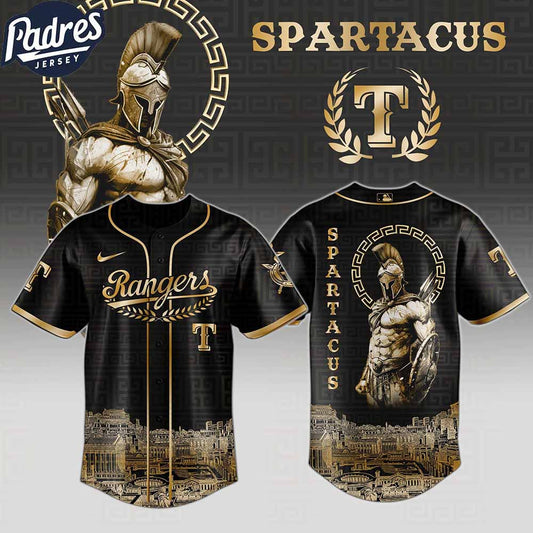 Texas Rangers MLB X Spartacus Custom Baseball Jersey - Padres Jersey Oasis: Elevate Your Baseball Style Game T-Shirts,...