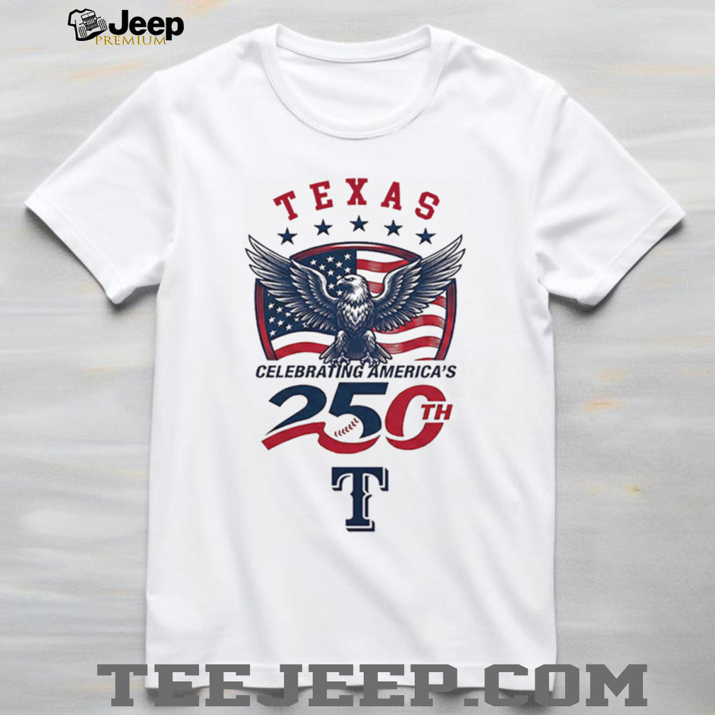 Texas Rangers Personalized America’s 250th Anniversary Patriotic Jersey T Shirt