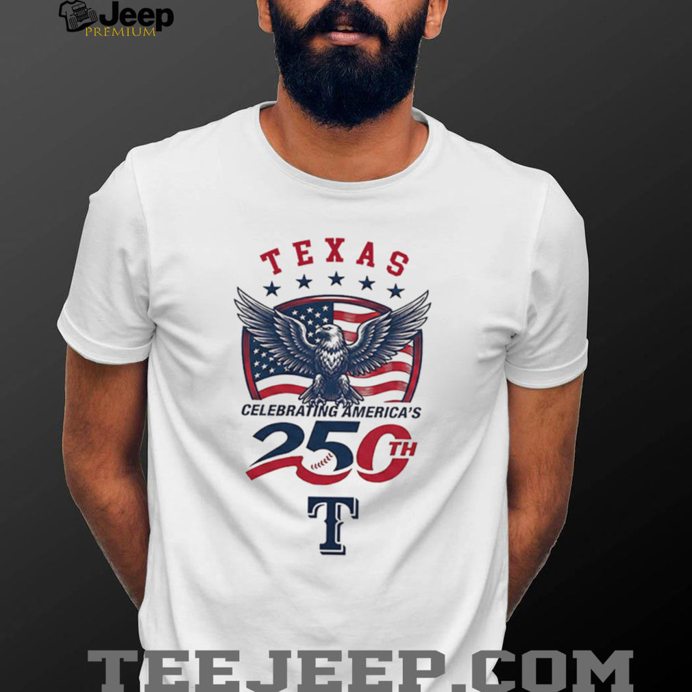 Texas Rangers Personalized America’s 250th Anniversary Patriotic Jersey T Shirt
