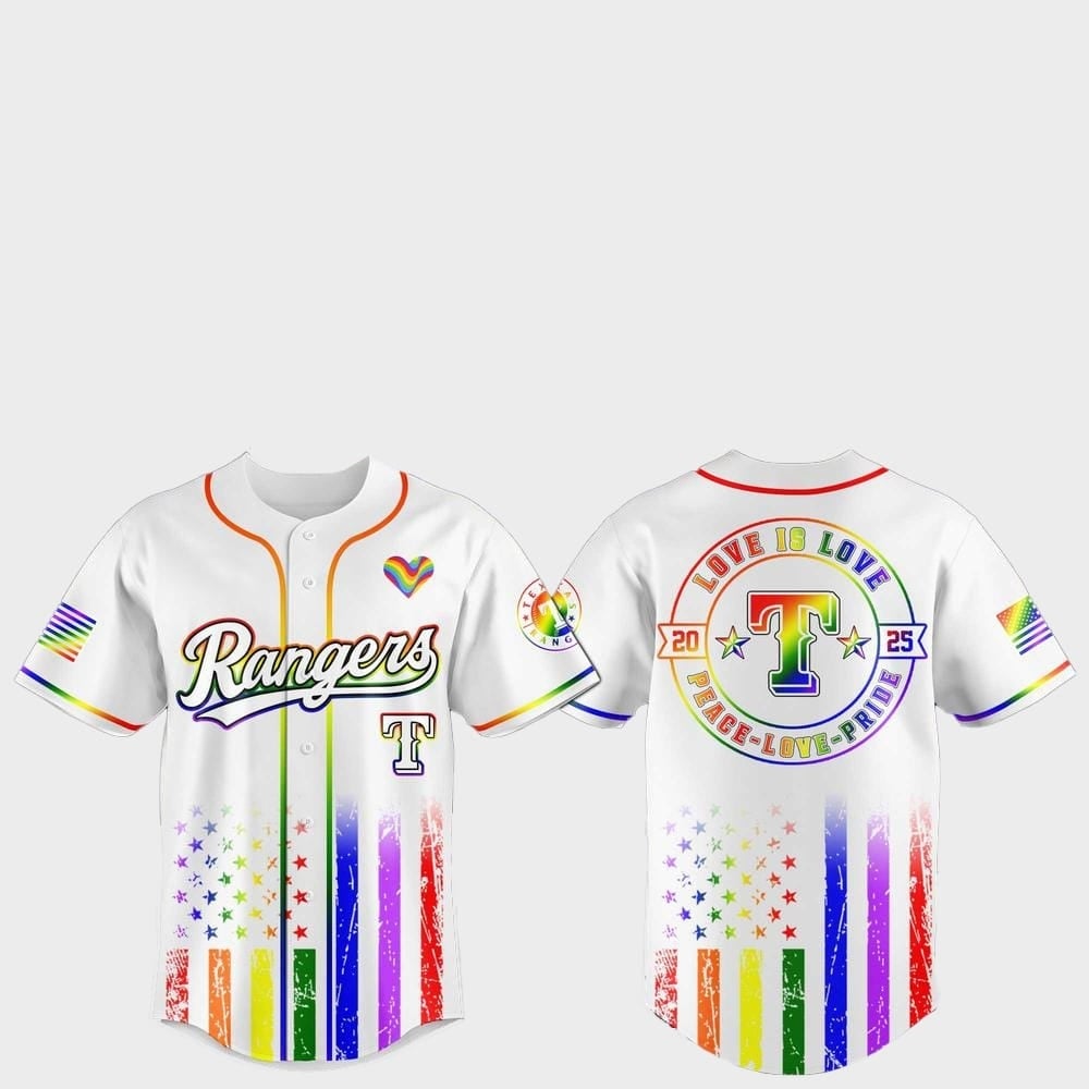 Texas Rangers Pride Month Love Is Love 2025 Jersey - Grishko.com T-Shirts, Hoodie, Sweatshirt | WearSparks.com