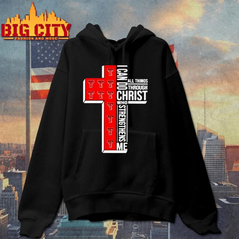 Texas Tech Lady Raiders Womens Basketball I Can All Things Do Through Christ Who Strengthens Me Shirt