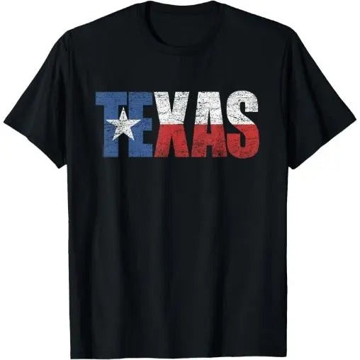 Texas Women Men Kids | Texas State Flag Distressed T-Shirt Made in USA Hoodie, Sweatshirt | WearSparks.com