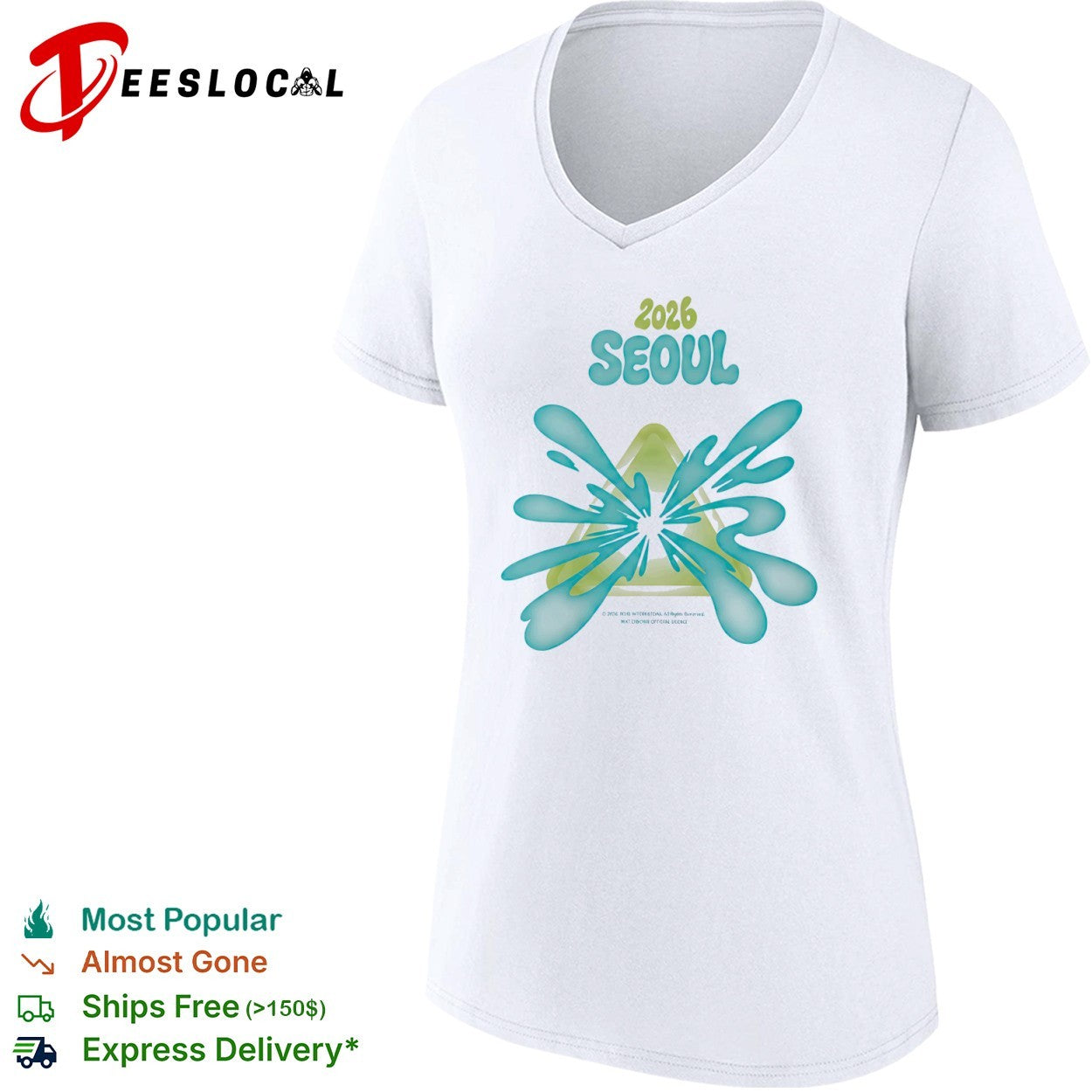2026 Seoul Waterbomb Official License Festival shirt