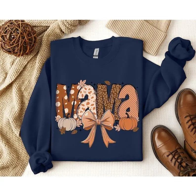Thanksgiving Mama Shirt, One Thankful Mama Sweathsirt, T