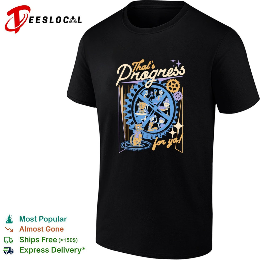 That’s progress for ya retro gear scenes devil dog shirt