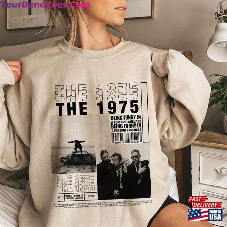 The 1975 Band Muisc Sweatshirt Vintage Music band Sweatshirt