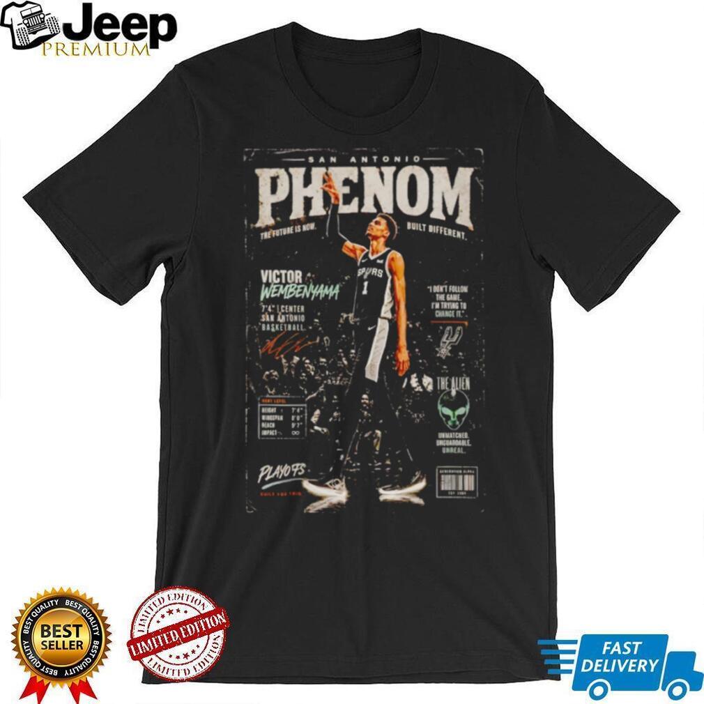 The Alien UFO Victor Wembanyama San Antonio Phenom Basketball vintage shirt