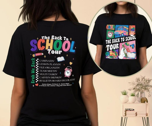 The Back To School Tour Shirt, Abcd Teacher Tour Shirt, First Day Of School Tee