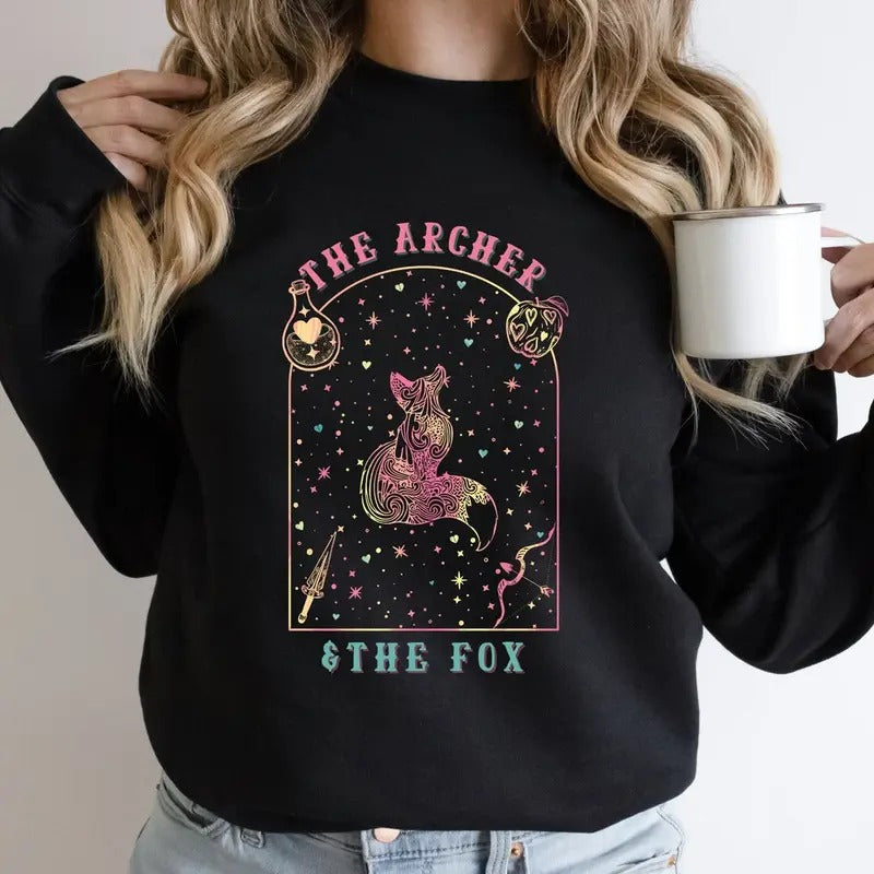 The Ballad of the Archer and the Fox Sweatshirt, Once Upon a Broken Heart Hoodie, Evangeline Fox Jacks Womenswear Shirt, Prince of Hearts Classic Unisex Crewneck Sweatshirt