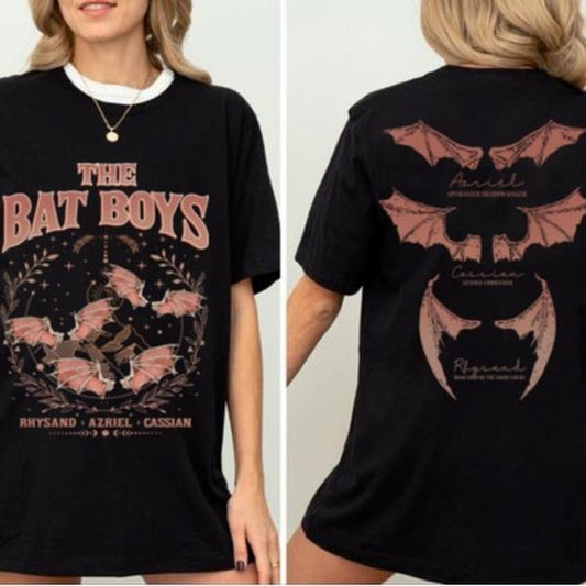 The Bat Boys Shirt, Acotar Shirt, Vintage Acotar Bookish T-Shirt, Bat Boys Wings Tee, Gift For Bookworm
