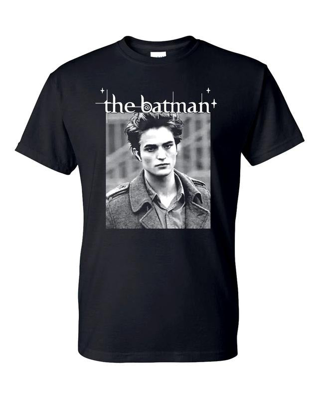 The Batman Twilight T Shirt, Pattinson Movie Character Shirts, Edward Retro 90's Fans Homage T Shirt, Twilight Merch, Retro Vintage Movie, Unisex T-Shirt, Gifts For Men Women, Short Sleeve Tee Shirt