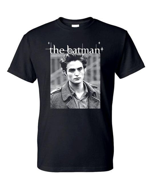 The Batman Twilight T Shirt, Pattinson Movie Character Shirts, Edward Retro 90's Fans Homage T Shirt, Twilight Merch, Retro Vintage Movie, Unisex T-Shirt, Gifts For Men Women, Short Sleeve Tee Shirt
