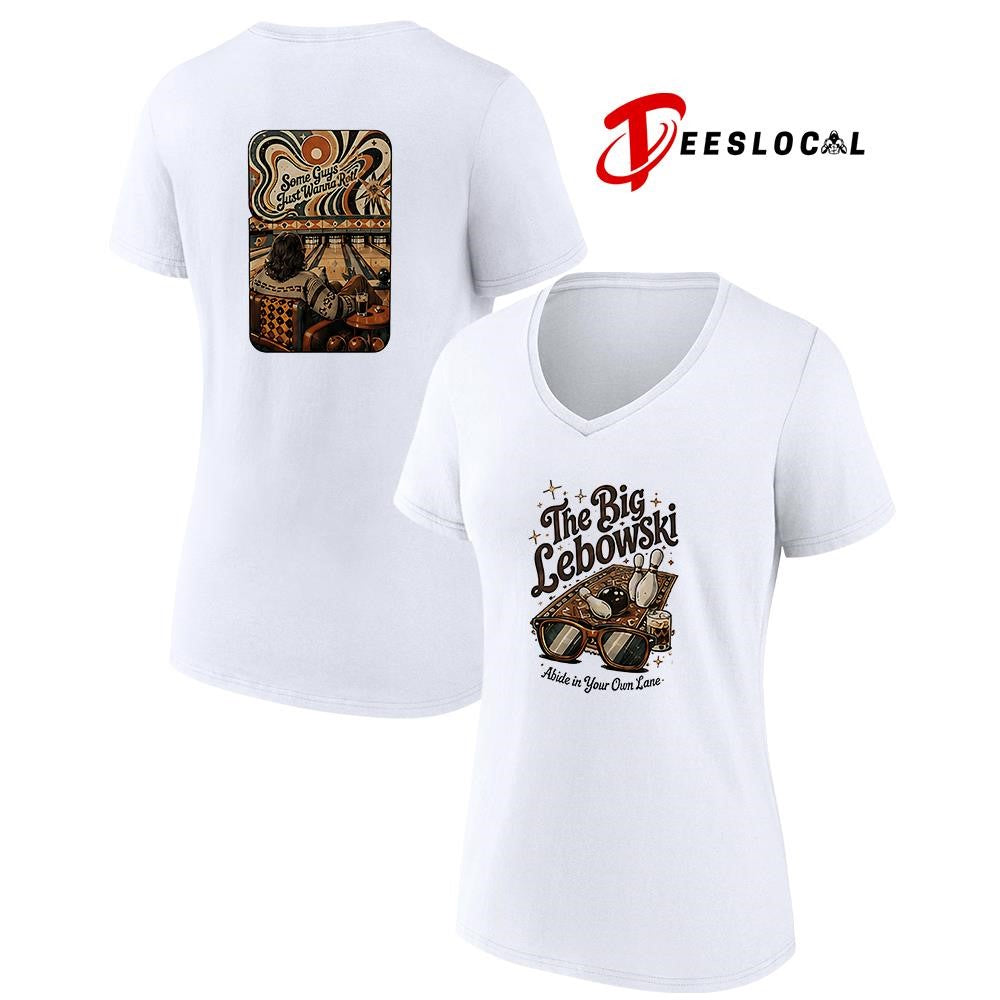 The Bif Lebowski abide in your own lane some guys just wanna roll shirt